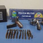 Homem morto em confronto com PM usava 3 armas para ameaçar esposa em Itaporã