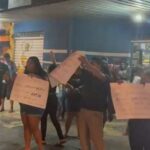 Protesto após morte de motociclista em buraco mobiliza bairro Los Angeles