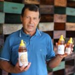 a história de Sérgio e sua produção de mel