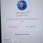 foto de Riedel é usada em nova tentativa de fraude